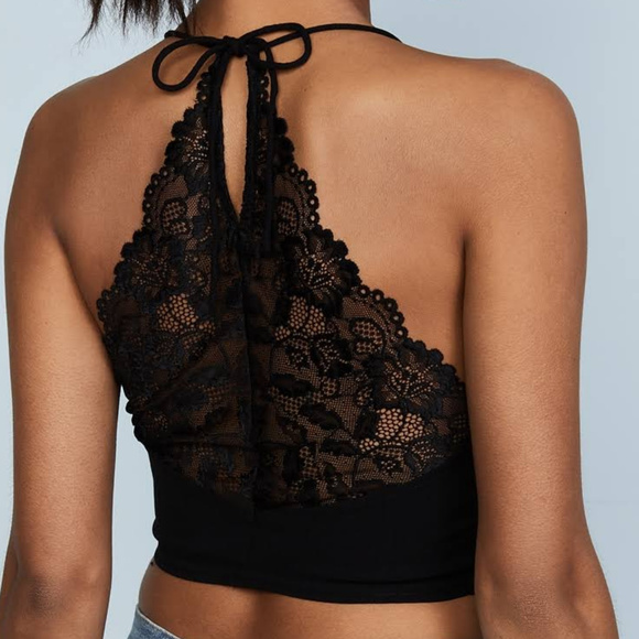NWT Free People Lace Halter Bralette SALE FIRM $ - Picture 2 of 4